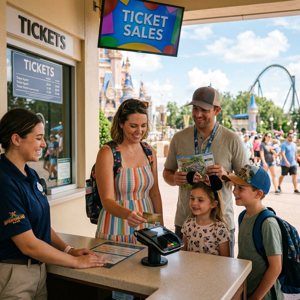 family theme park vacation credit card rewards